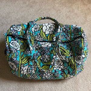 Vera Bradley floral duffel bag